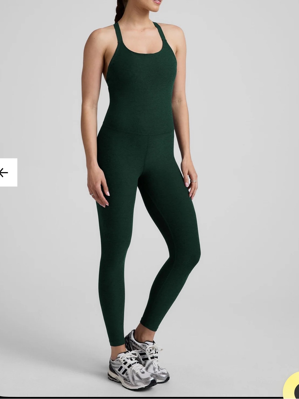 Beyond Yoga Dark Spruce Green Jumpsuit